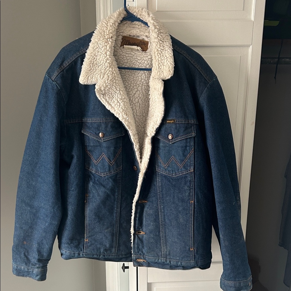 Wrangler Denim Sherpa Jacket